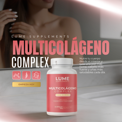 LUME Multicolágeno Complex | Fórmula Avanzada con Ácido Hialurónico