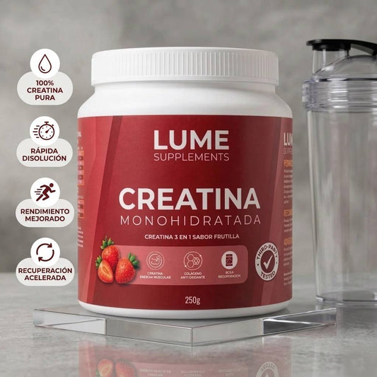 LUME Creatina + Colágeno 3 en 1 · 250g