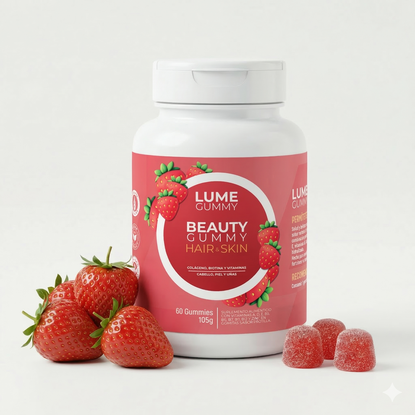 LUME Beauty Gummy · Cabello, Piel y Uñas