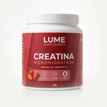 LUME Creatina + Colágeno 3 en 1 · 250g