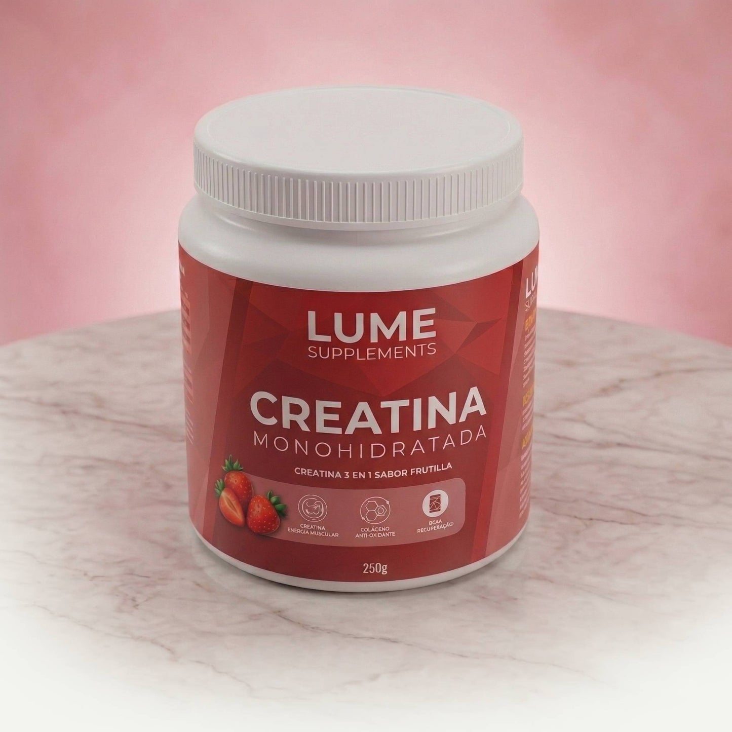 LUME Creatina + Colágeno 3 en 1 · 250g