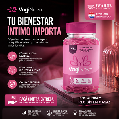 VagiNova: Tu Aliado Natural contra el Mal Olor y las Molestias Íntimas.
