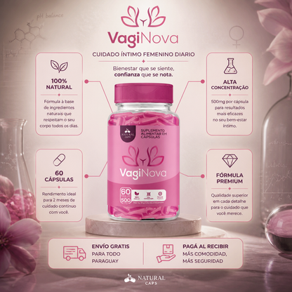VagiNova: Tu Aliado Natural contra el Mal Olor y las Molestias Íntimas.