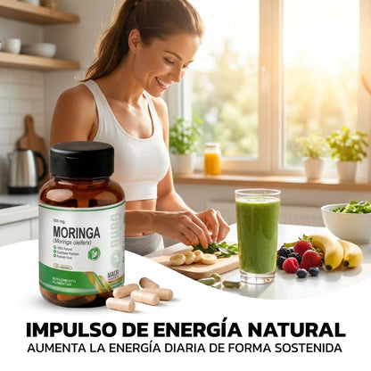 Moringa 500 mg - 120 Cápsulas