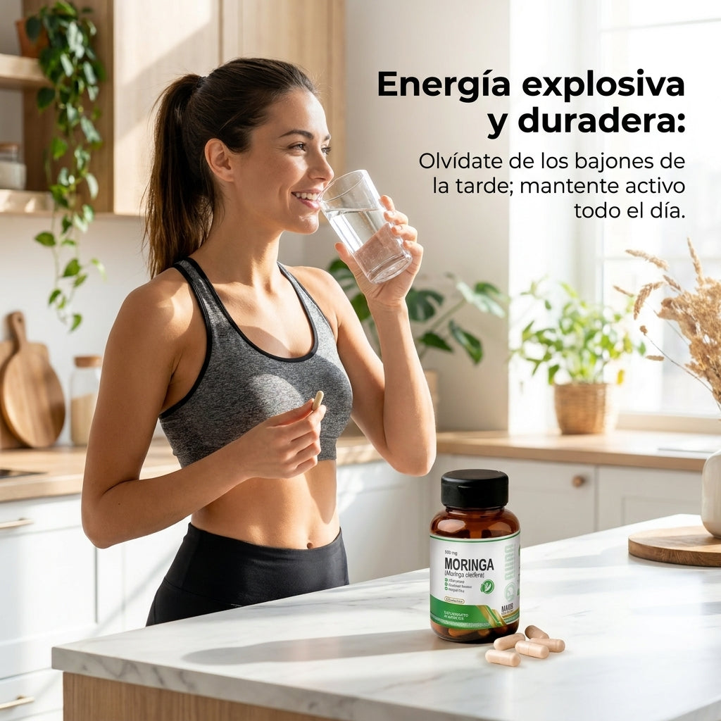 Moringa 500 mg - 120 Cápsulas